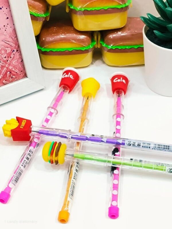 Fast food design fancy pencil (pack of 4 pencil) - Image 8