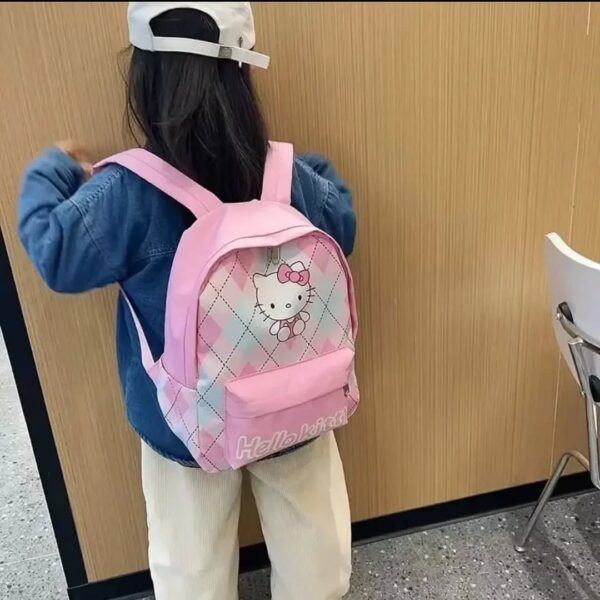 Kuromi Trendy Girls Backpack ,Stylish & Spacious College Bag - Image 3