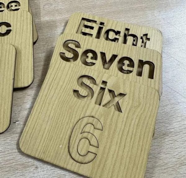 Wooden Number Tracing Board , 1 to 10 Learning Toy for Kids - Image 3