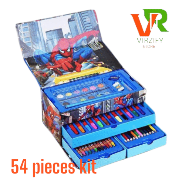 Art Set 54 Pieces | Kids Coloring & Drawing Kit - Image 3