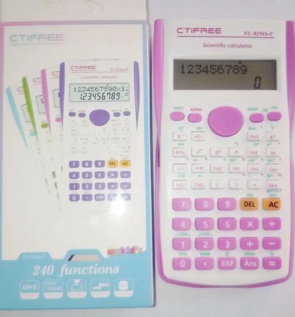 Girls Sceintific Calculator 2 line Display 240 FunctionLow