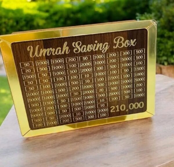 "Umrah Saving Box ? Start Saving Today"