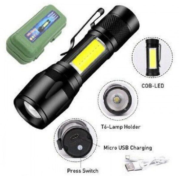 2-in-1 LED Torch and Emergency Light - Image 2