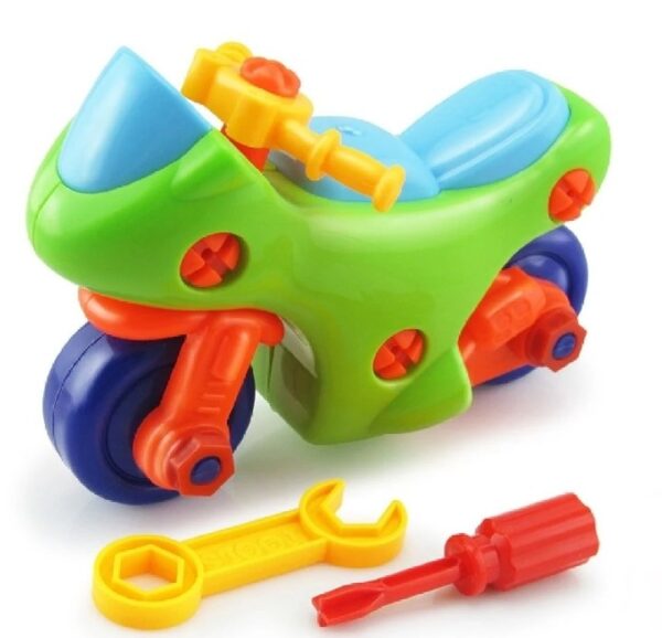 Tools Motorcycle ,Assemble & Ride Fun for Kids.