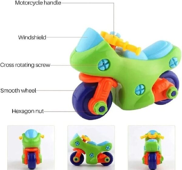 Tools Motorcycle ,Assemble & Ride Fun for Kids. - Image 2