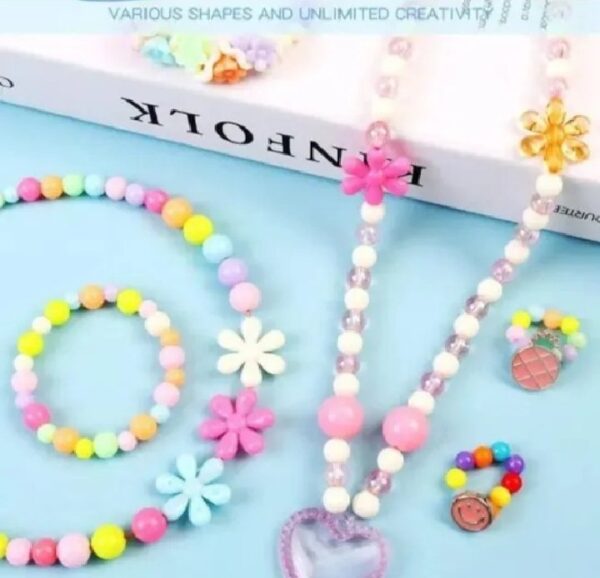 600+ Pieces for Kids Bracelet & Jewelry Making - Image 3