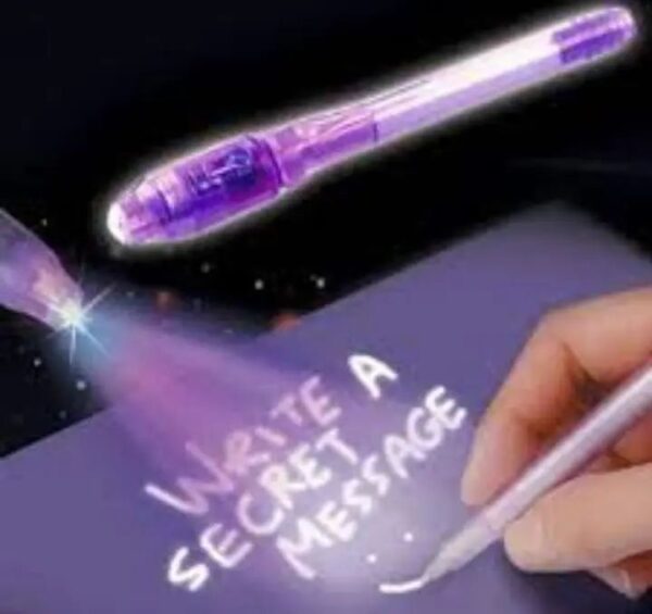 INVISIBLE INk WRITING PEN-Magic Pen-Cheating pen ( Pack of 2 )