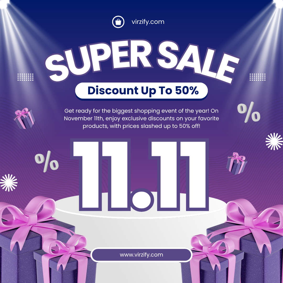 11.11 sale