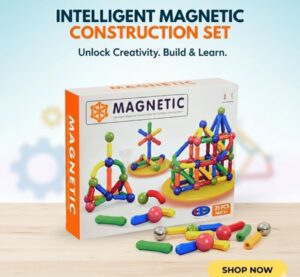 Magnetic Construction Set | 25 PCS Educational Toy